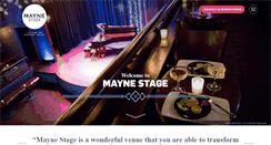 Desktop Screenshot of maynestage.com